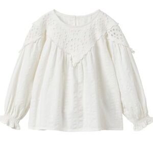 New with tags Zara Embroidered top size 4yrs